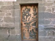 Puerta en la iglesia de Quiroga, Lugo